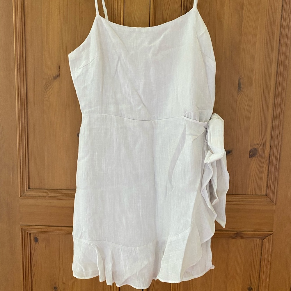 Linen Wrap Dress